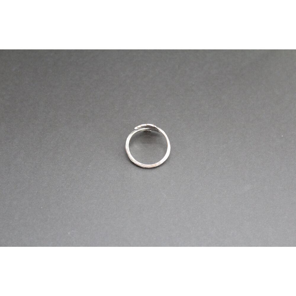 Sterling Silver Adjustable Leaf Ring, Silver Adju… - image 6
